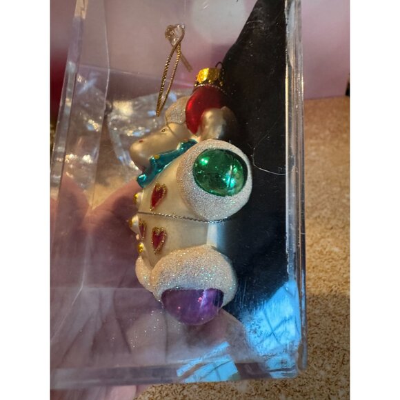 🐑 2004‎ Target Unique Treasures Glass Elvis Sheep Christmas Ornament – NIB - Picture 8 of 9